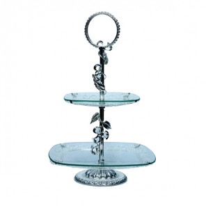 DESSERT SHELF SILVER 2