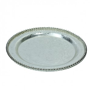 SILVER PLATTER ROUND FLAT